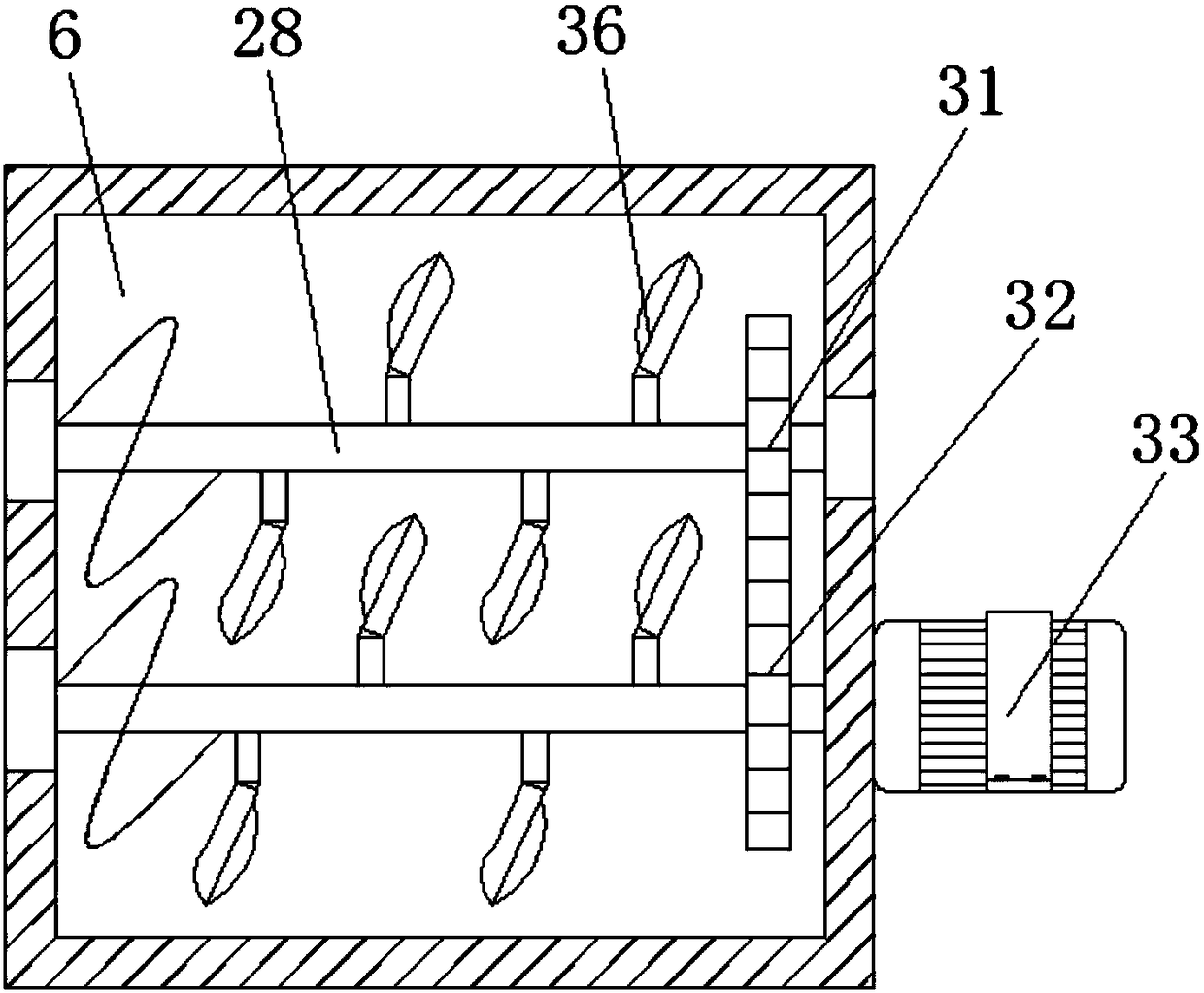 Agricultural and sideline product processing pulverizing device with drying function