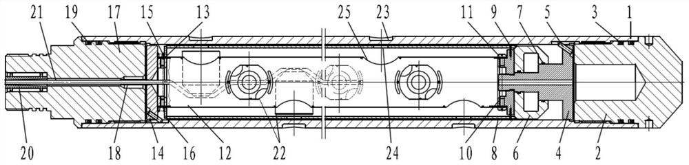 A slip-free sliding sleeve perforating gun