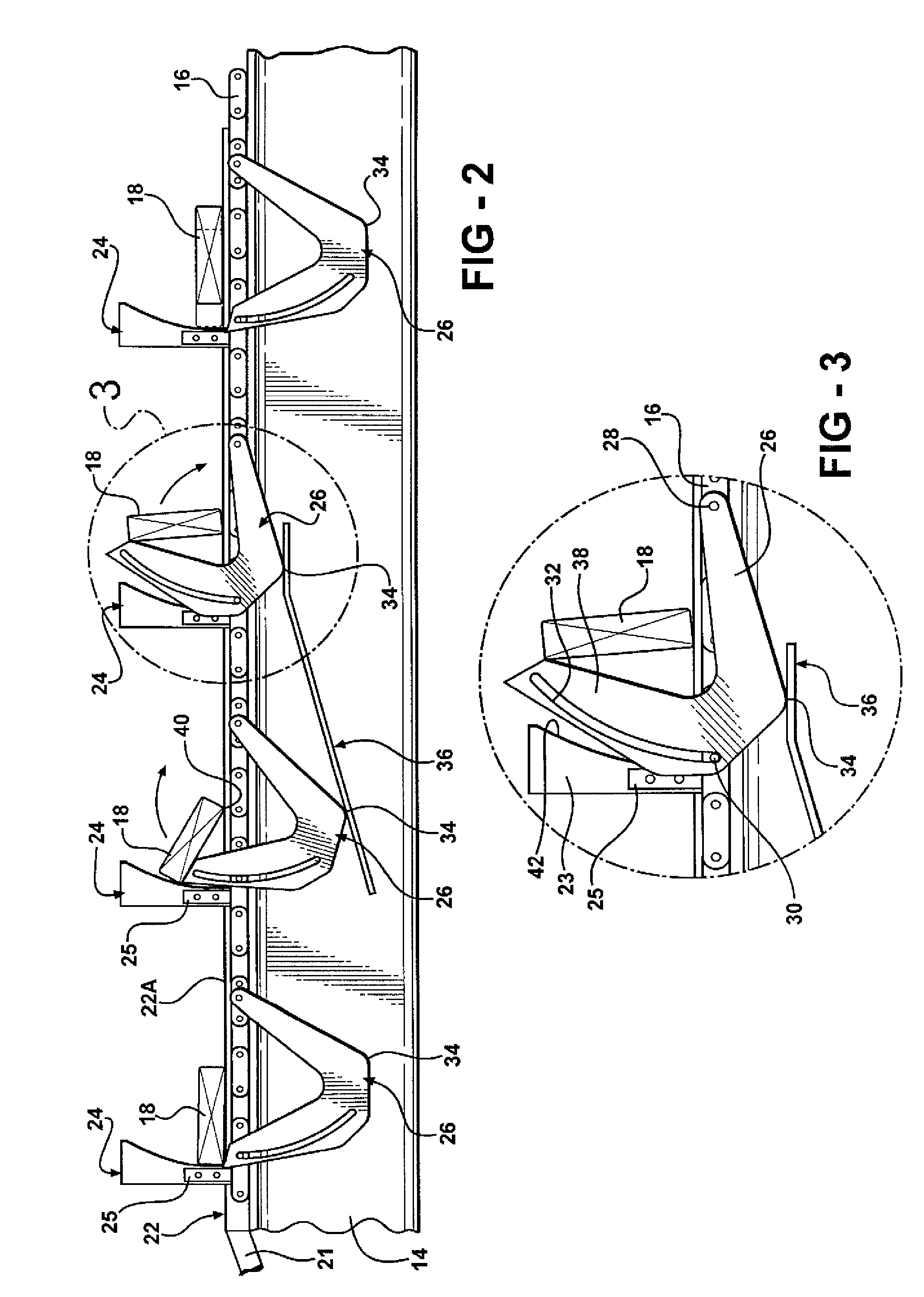 Forward Acting Turnover Apparatus and Method