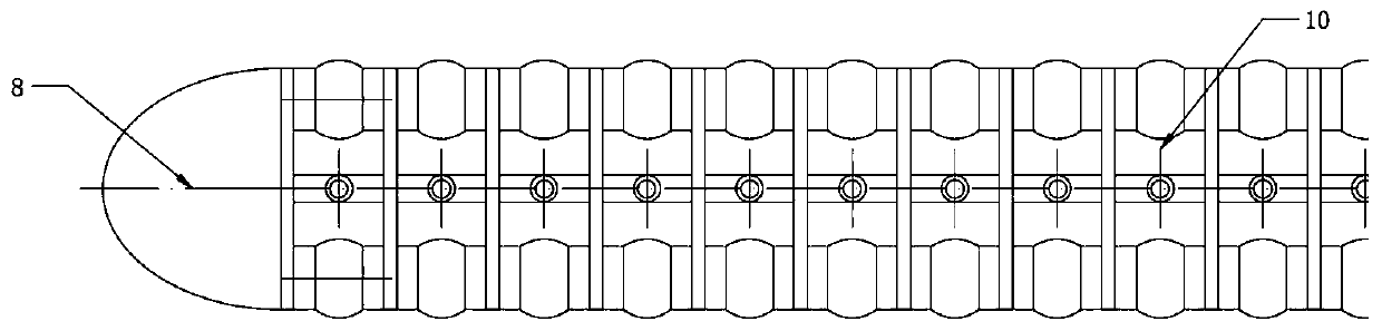 Eel-imitating robot based on electromagnetic artificial muscles and working method thereof