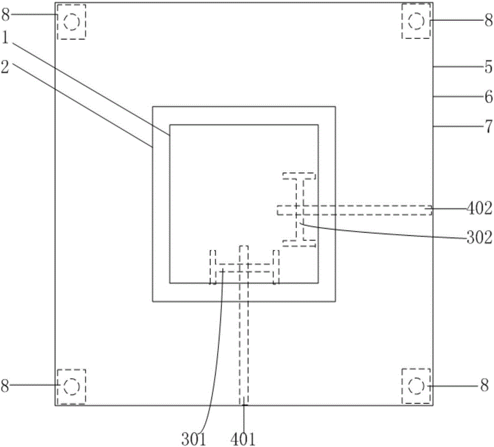 Broadband high-isolation 2*2 microstrip antenna