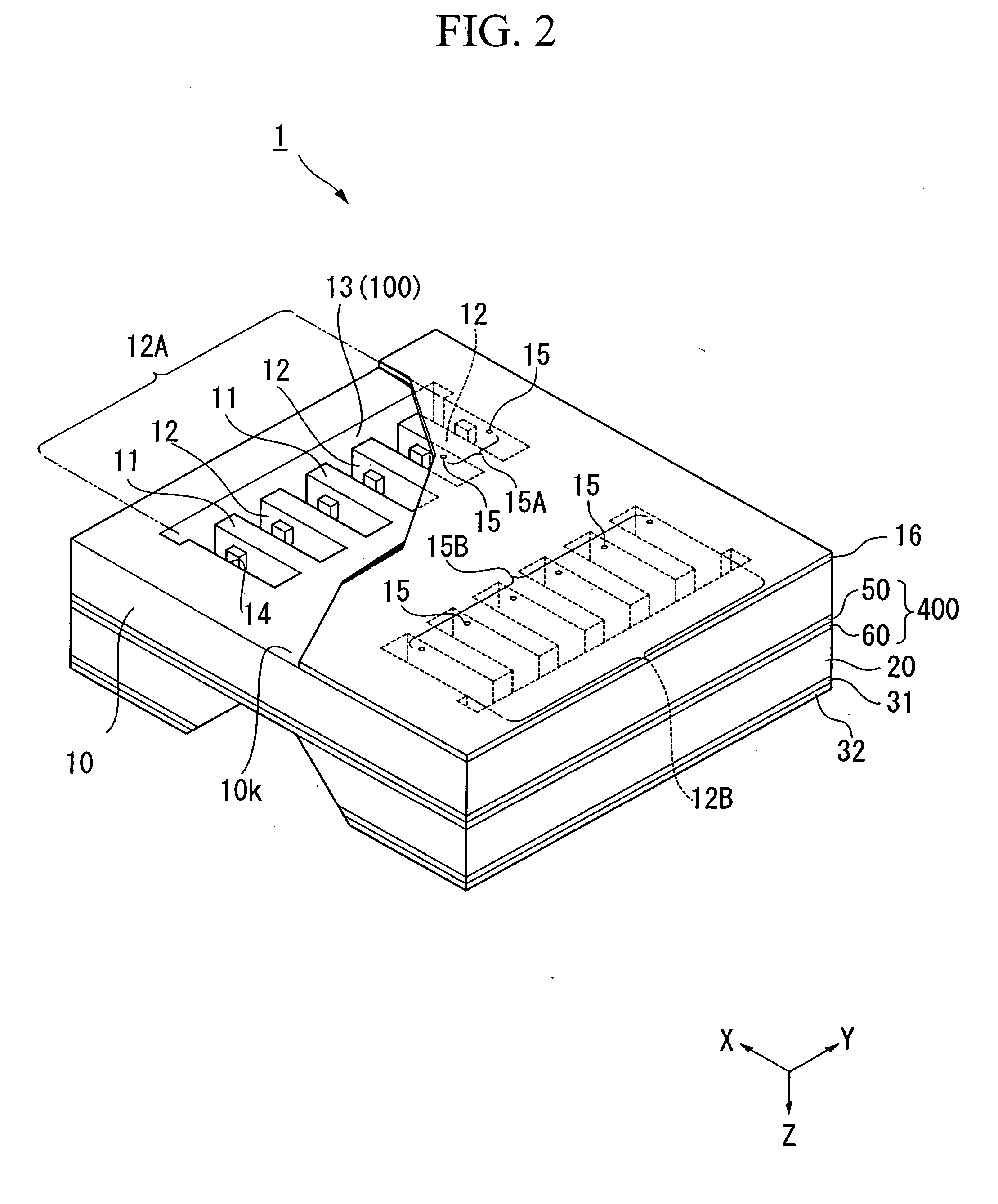 Device package structure, device packaging method, liquid drop ejection method, connector, and semiconductor device