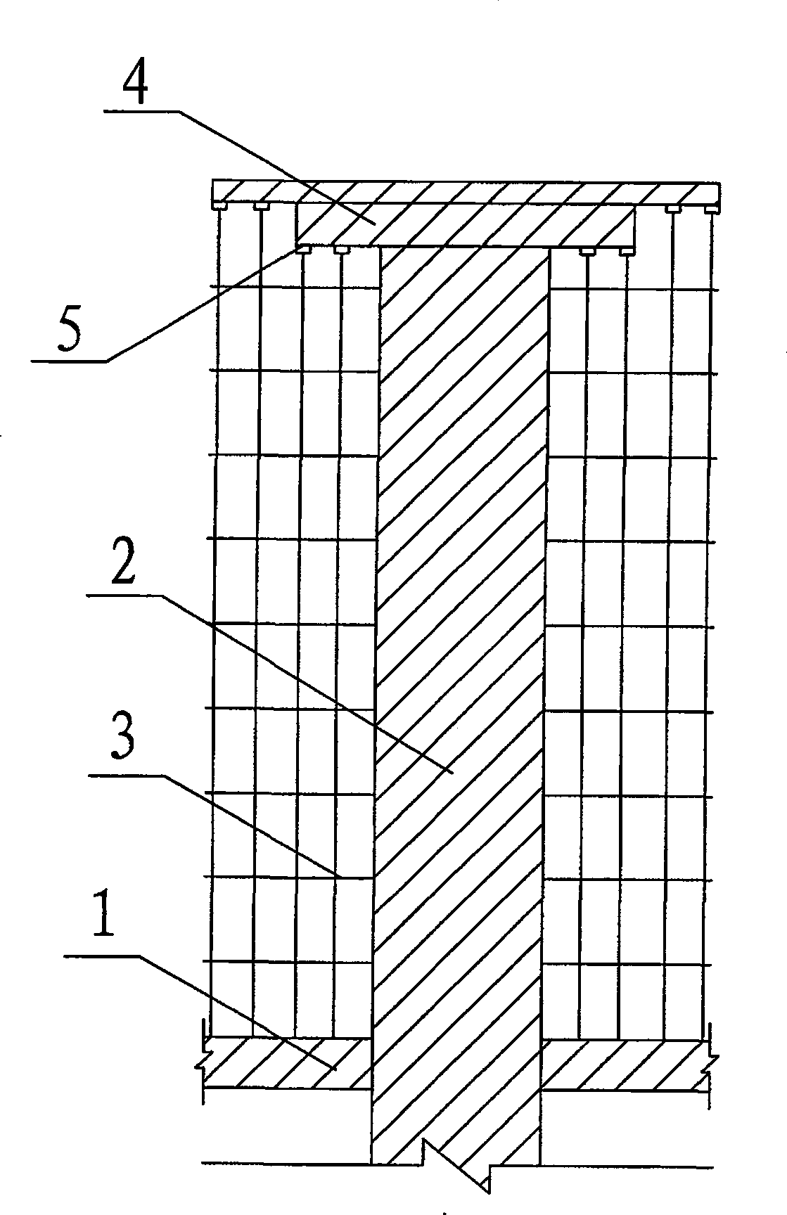 Metro engineering pile foundation underpinning construction method