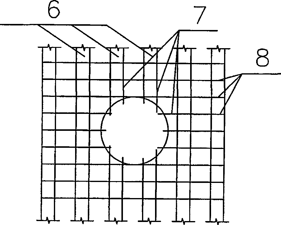 Metro engineering pile foundation underpinning construction method