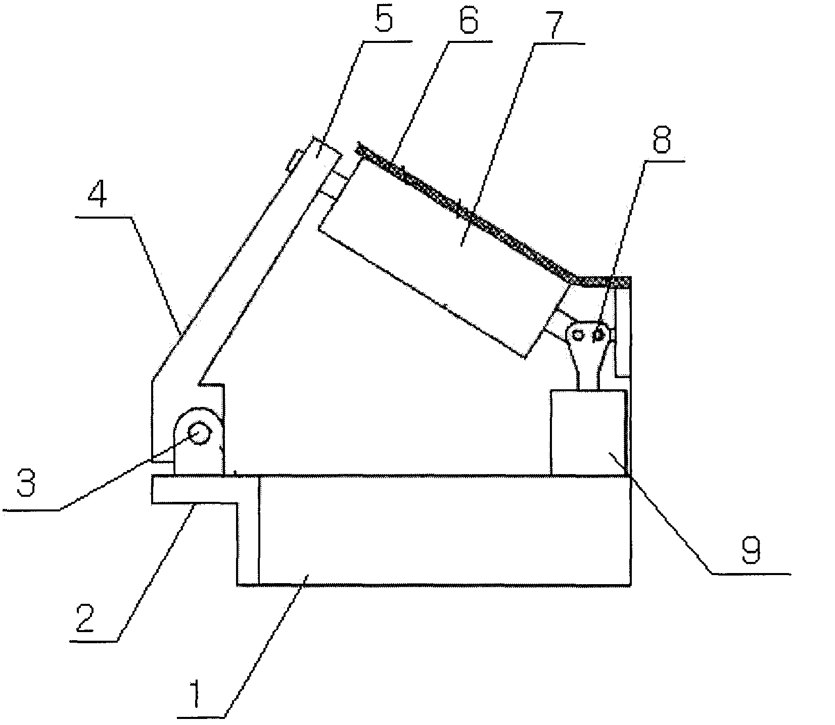 Mechanism of carrier roller support