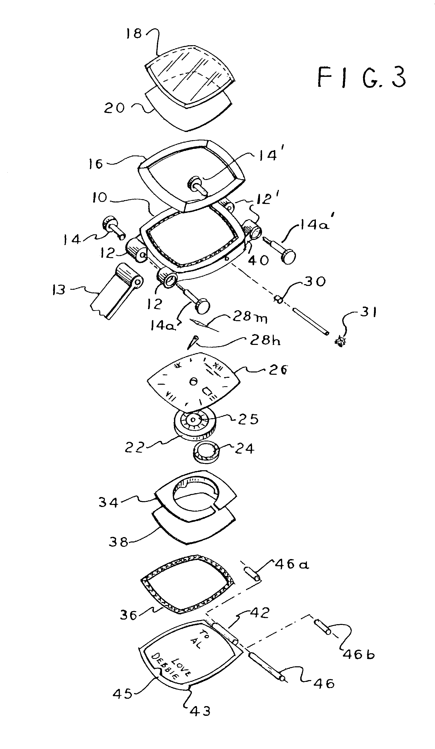 Apparatus for setting gems and providing hidden compartments in a timepiece