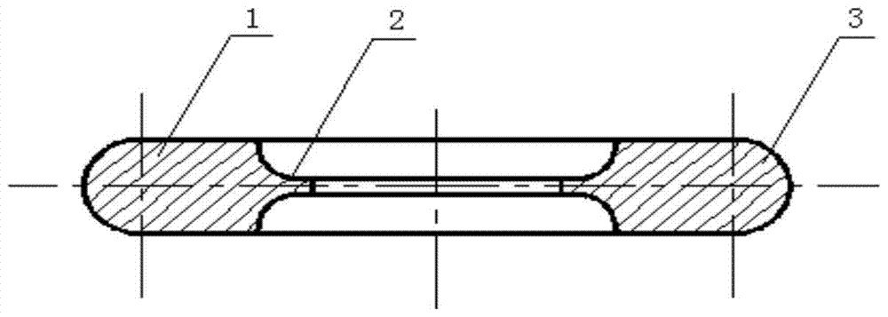 A kind of forming method of titanium alloy clamp type die forging