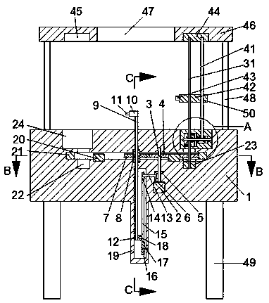 Ceramic automatic glazing device