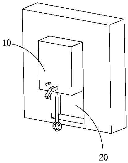 Wall-hanging type charging pile device