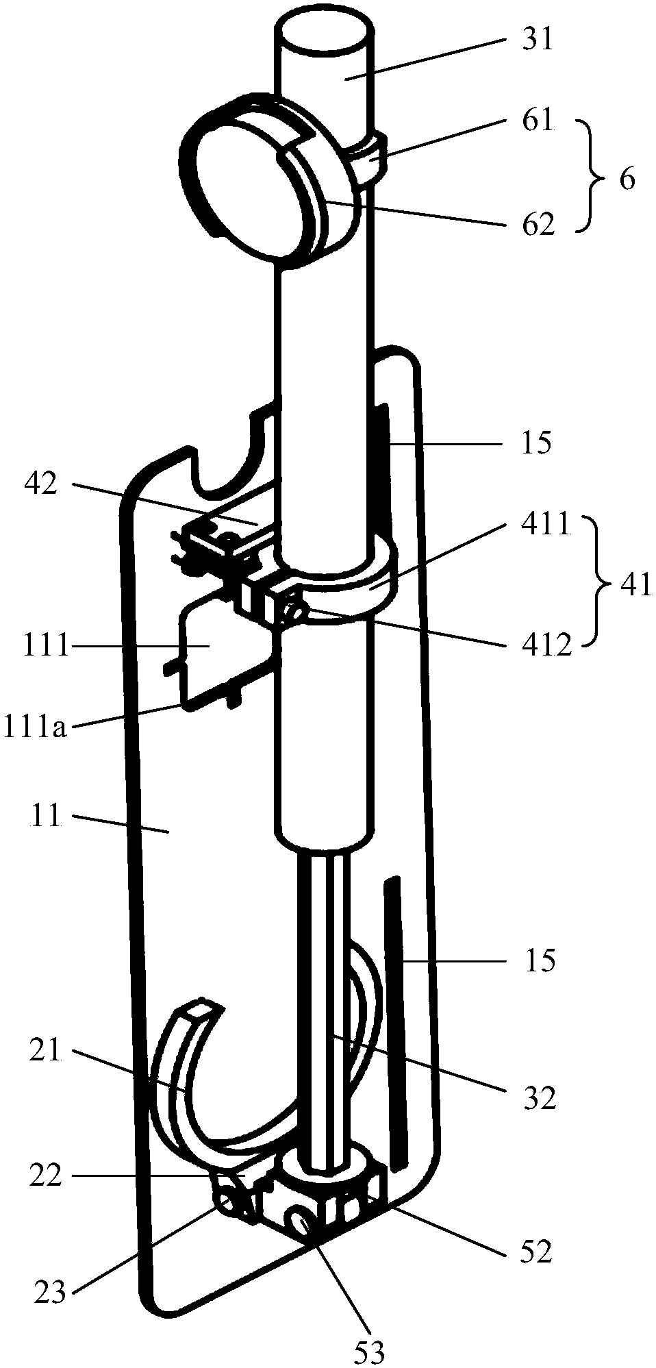 Fixing device and intelligent ophthalmoscope using fixing device