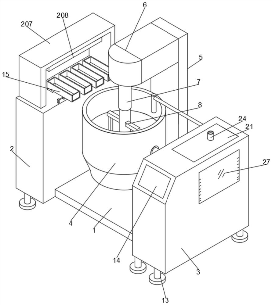 Full-automatic cooking robot and use method thereof