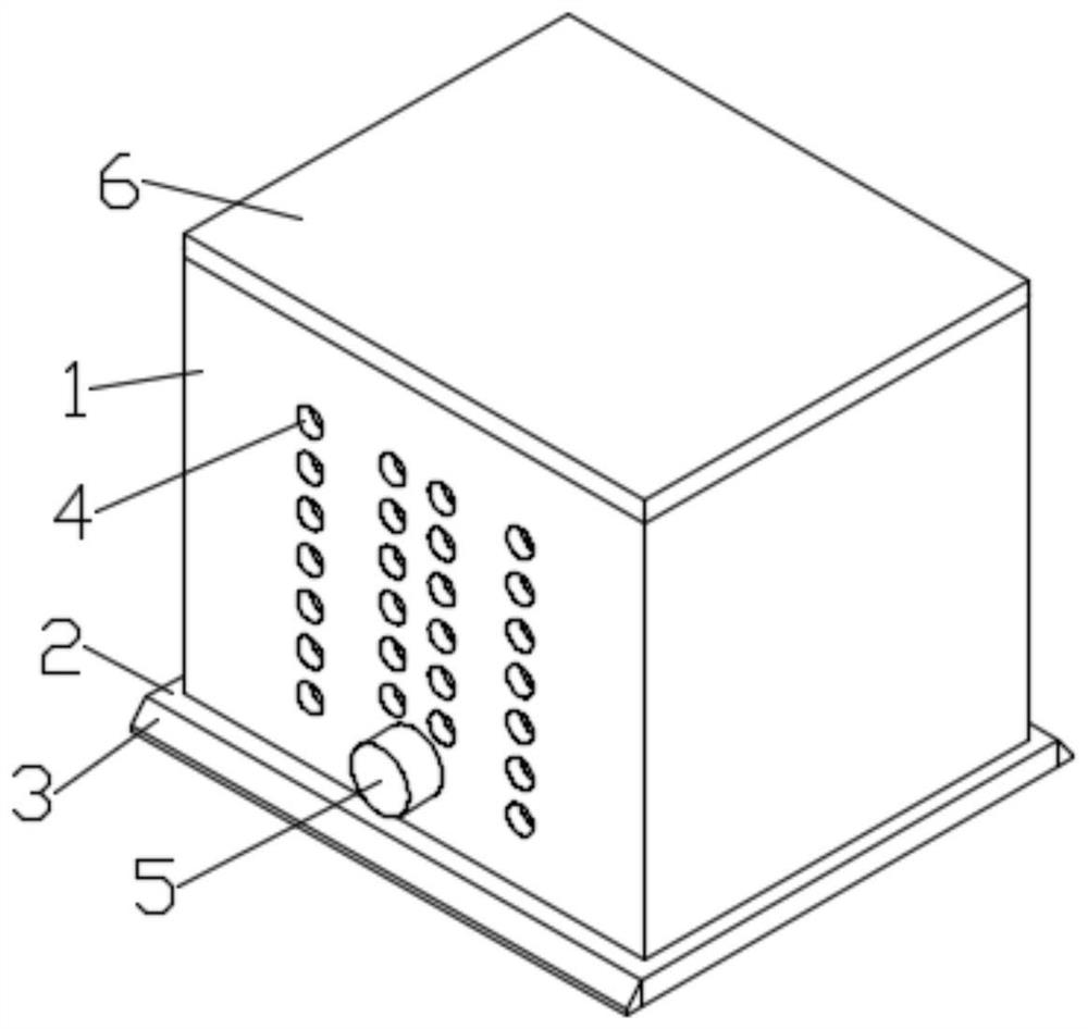 A computer cooling device installed in a computer case