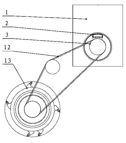 Power device of milling and planing machine