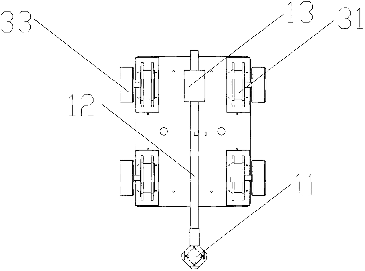 A precise positioning device and positioning method based on Hall positioning system