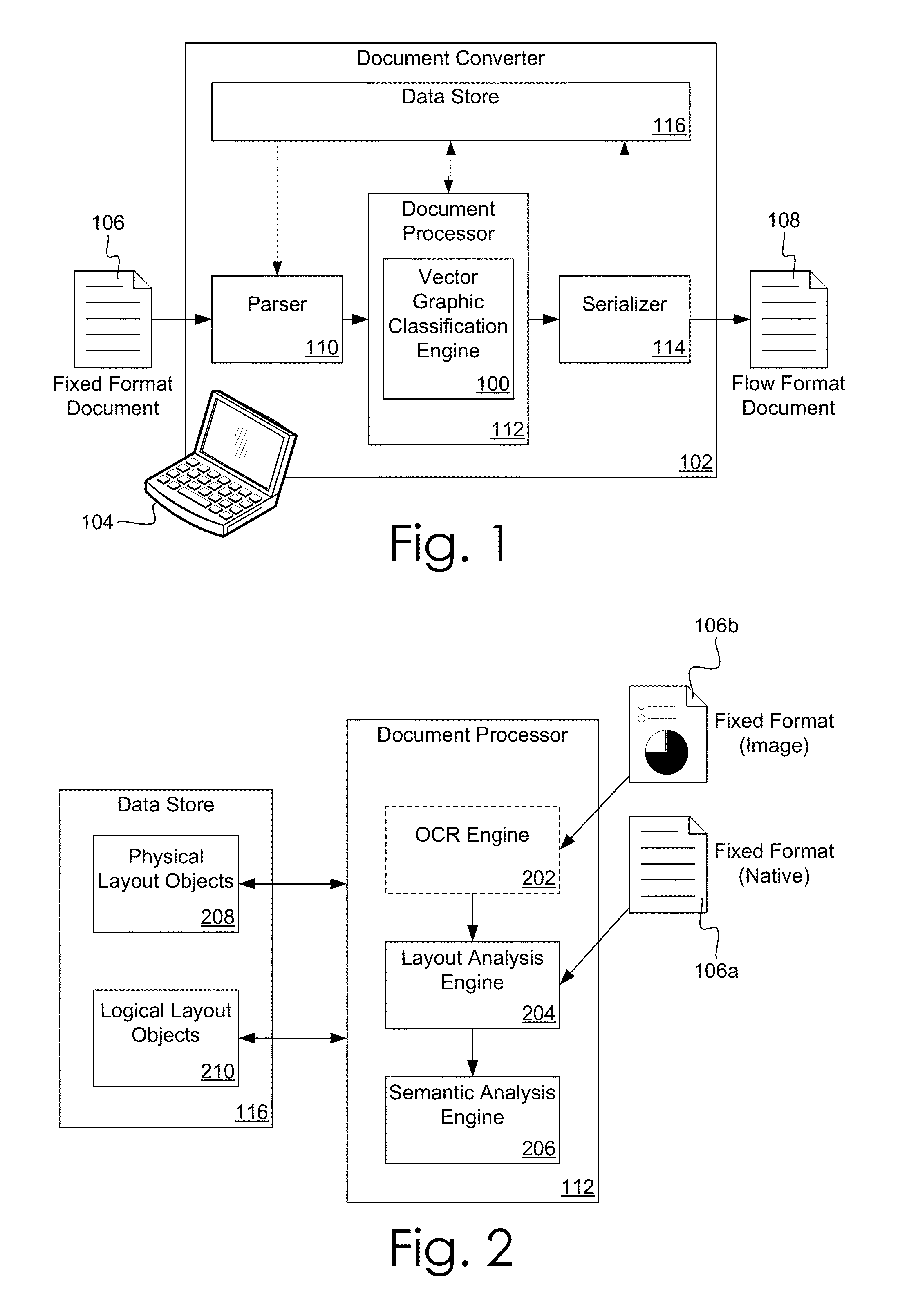 Vector graphics classification engine