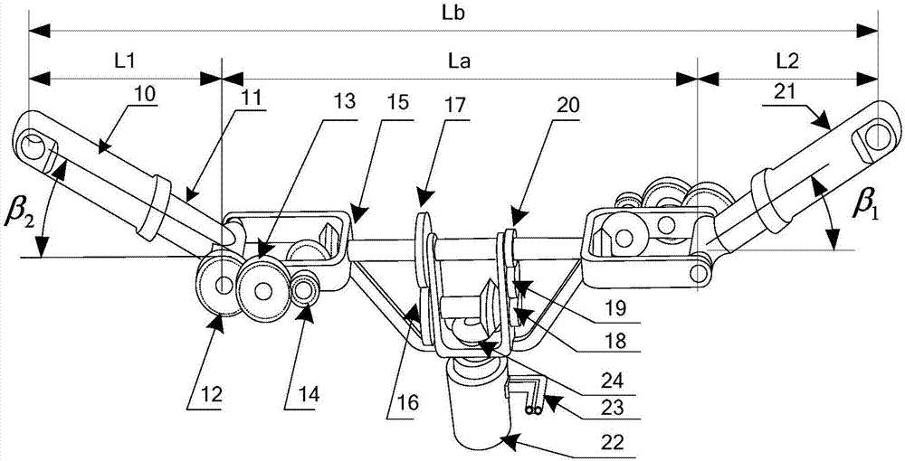 Multi-node telescopic pole wave energy generation system