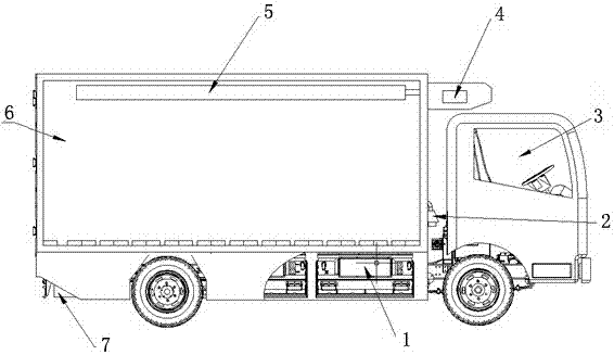 An electric cold storage refrigerated vehicle