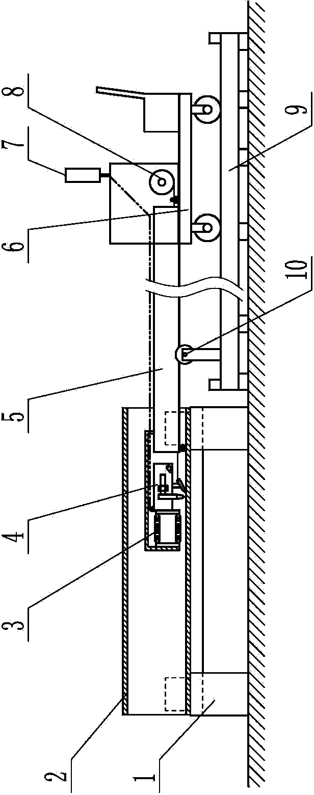 Special longitudinal seam inside welding machine for stainless steel and composite steel welded pipes and use and using method of special longitudinal seam inside welding machine