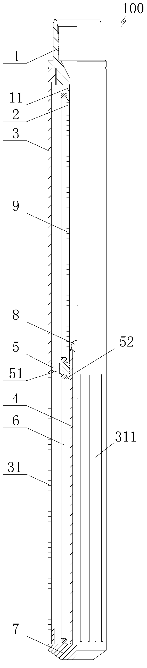 Preset downhole filter and water filtering method