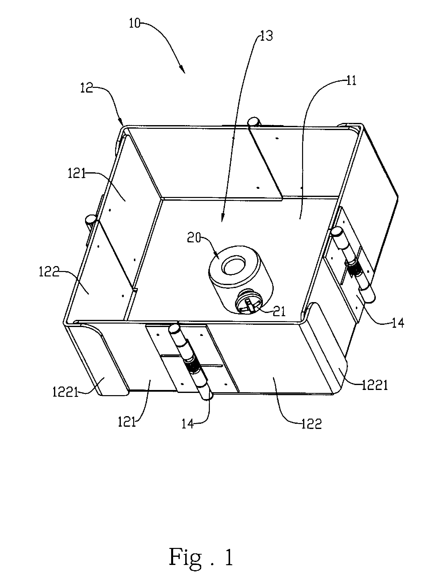 Spreading device for feedstuff