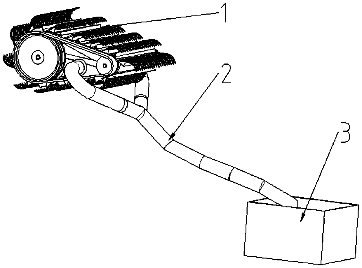 Rolling type mechanical picking device for picking blueberries and applications thereof