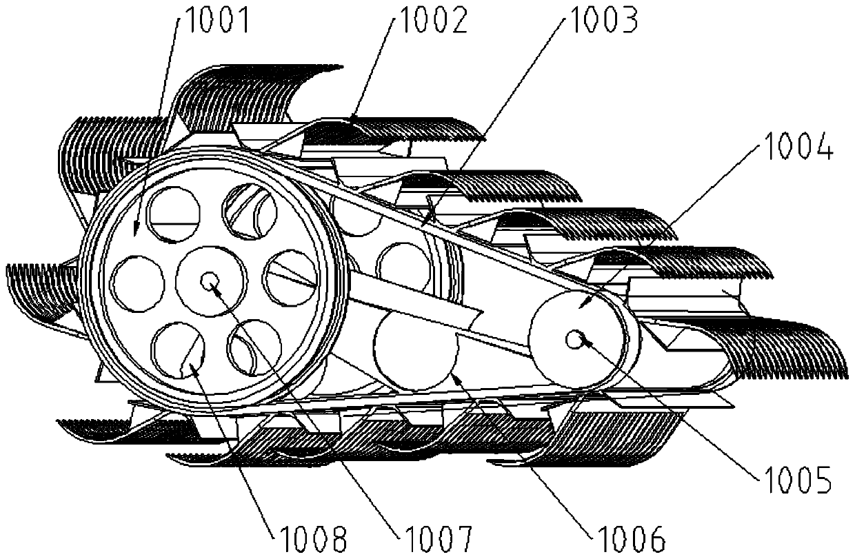 Rolling type mechanical picking device for picking blueberries and applications thereof