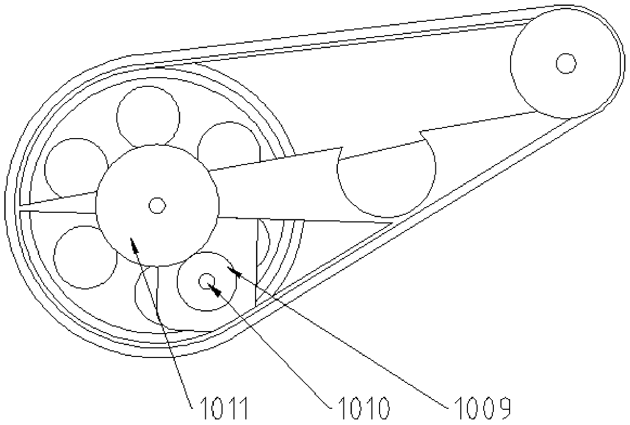 Rolling type mechanical picking device for picking blueberries and applications thereof