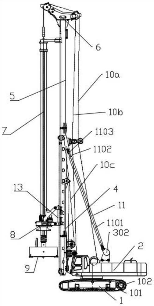 Direct-push soil sampling drilling machine