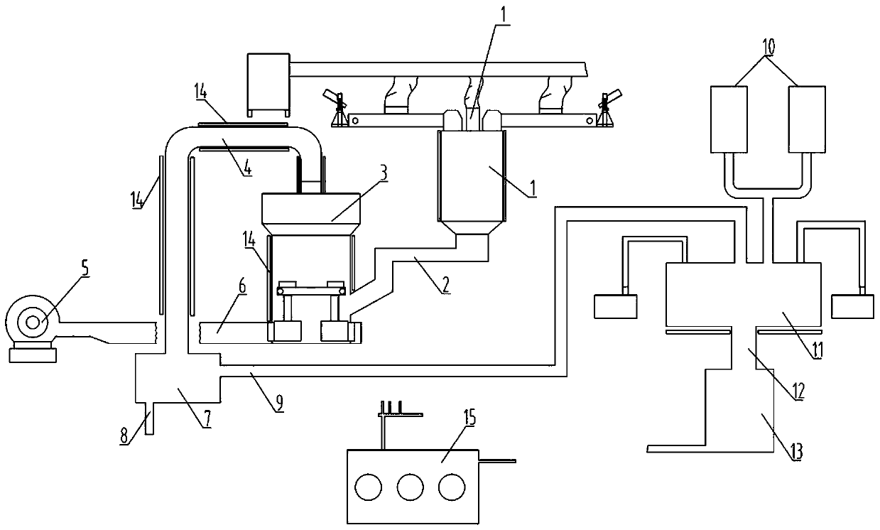 A kind of xanthate vacuum preparation device