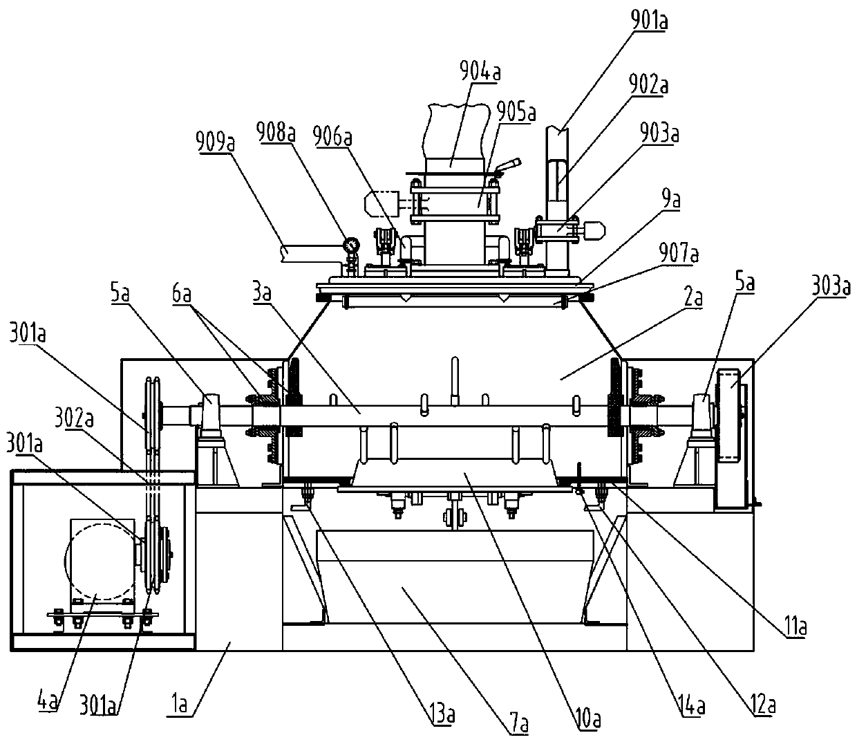 A kind of xanthate vacuum preparation device