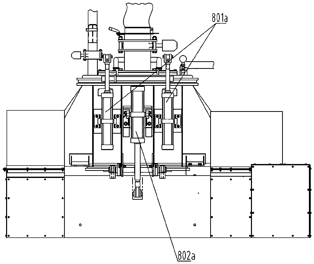 A kind of xanthate vacuum preparation device