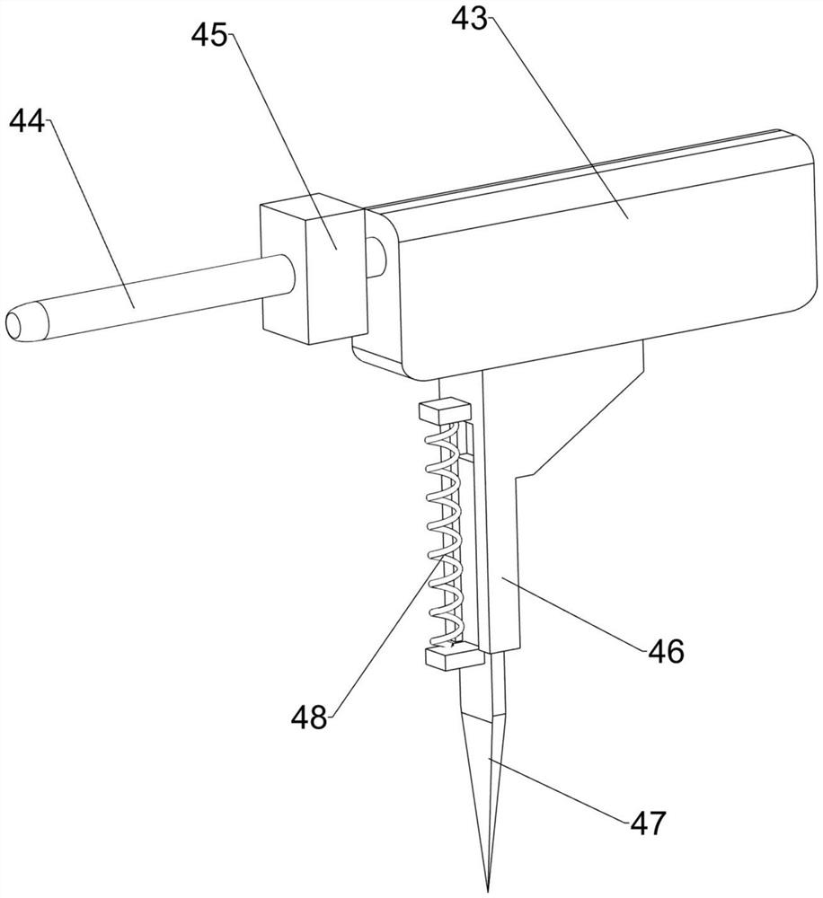 Chicken bone removing device for preparing black-bone chicken meat powder