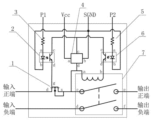 High-voltage direct-current circuit breaker based on double switches