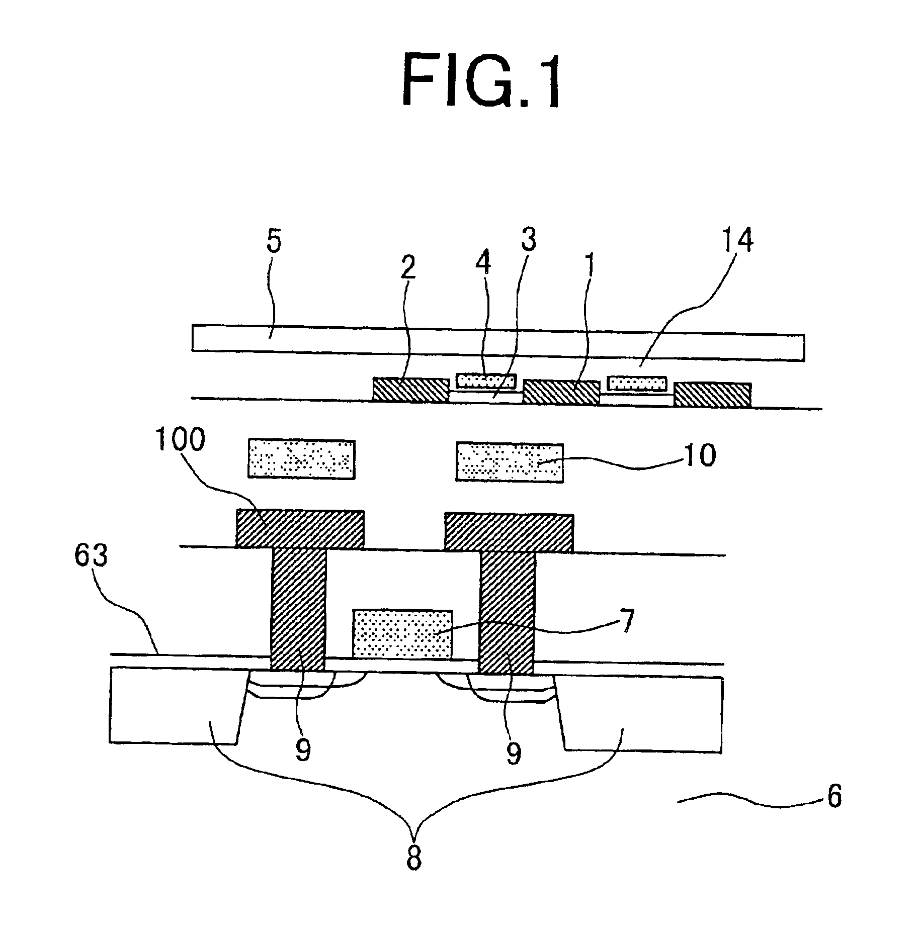 Semiconductor device having different types of memory cell arrays stacked in a vertical direction