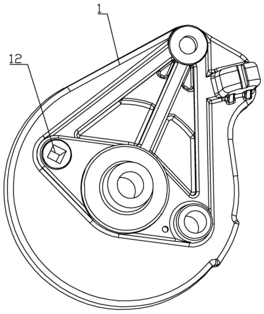 Prism type self-adaptive drum brake adjusting device