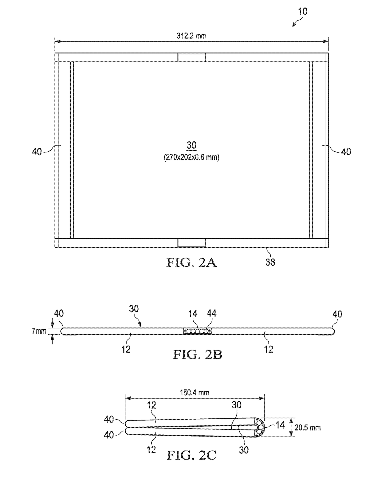 Flexible information handling system display hinge and ramp support structure
