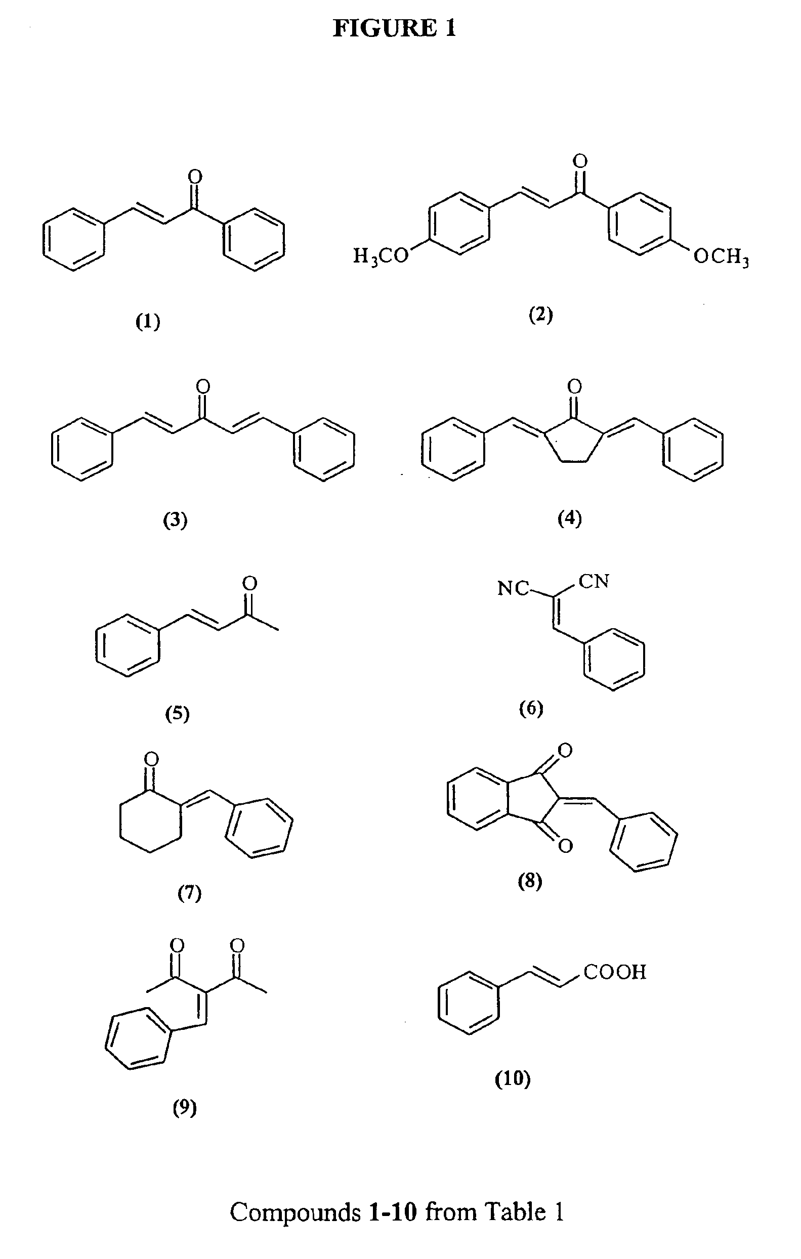 Chalcone and its analogs as agents for the inhibition of angiogenesis and related disease states