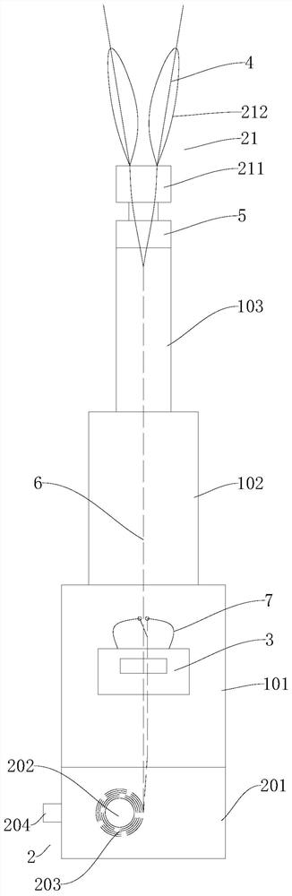 Insulator operation type detection rod