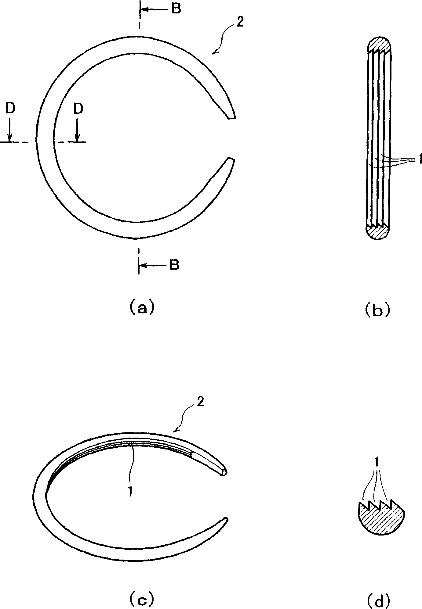 Method and device for producing grip ring of pipe joint and grip ring for pipe joint
