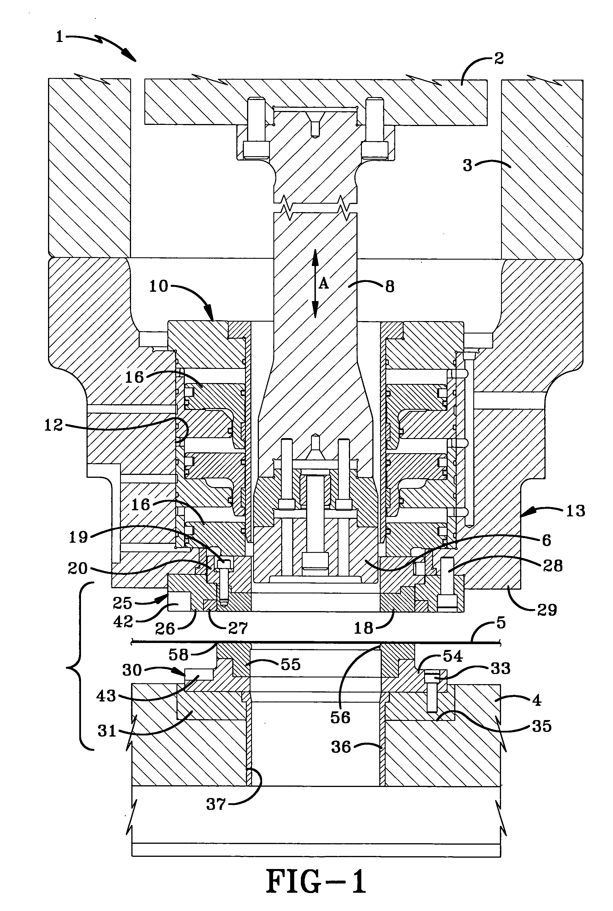 Method and apparatus for aligning components of a press