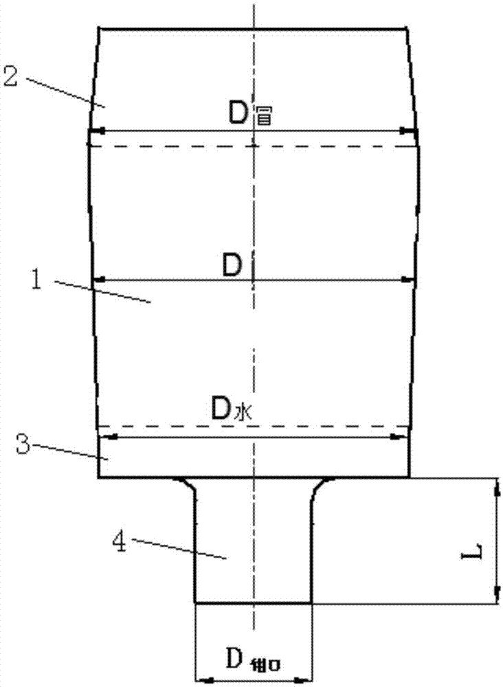 Machining method for effectively improving quality of large forging