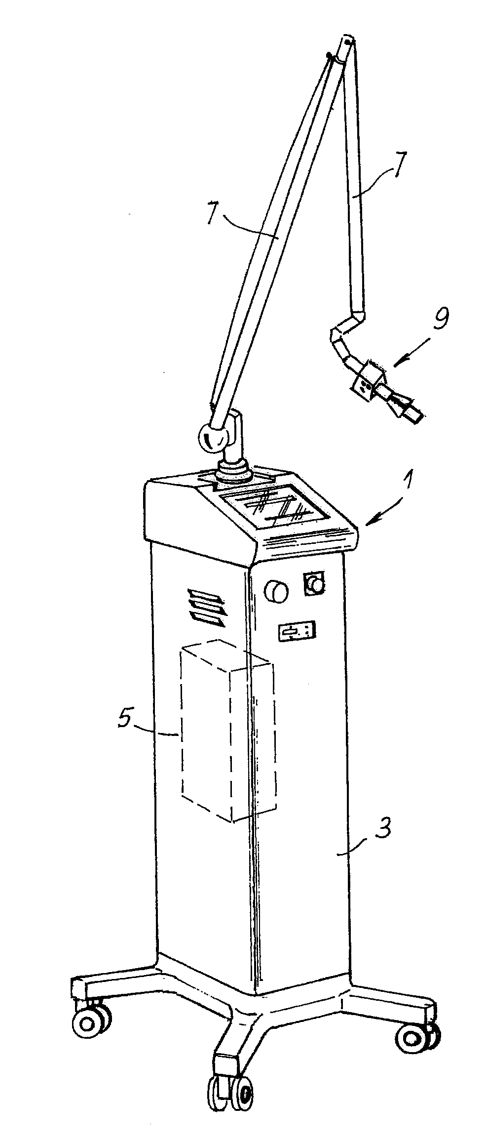 Device and method for treating the epidermis