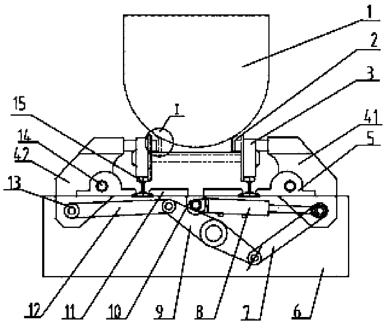 Anti-rollover device for use during loading and unloading of coal mine car