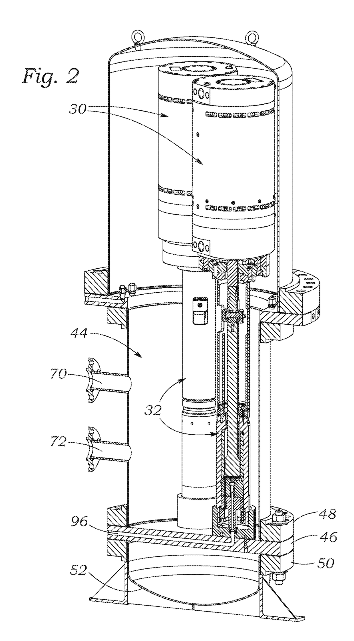 High pressure fuel gas pump