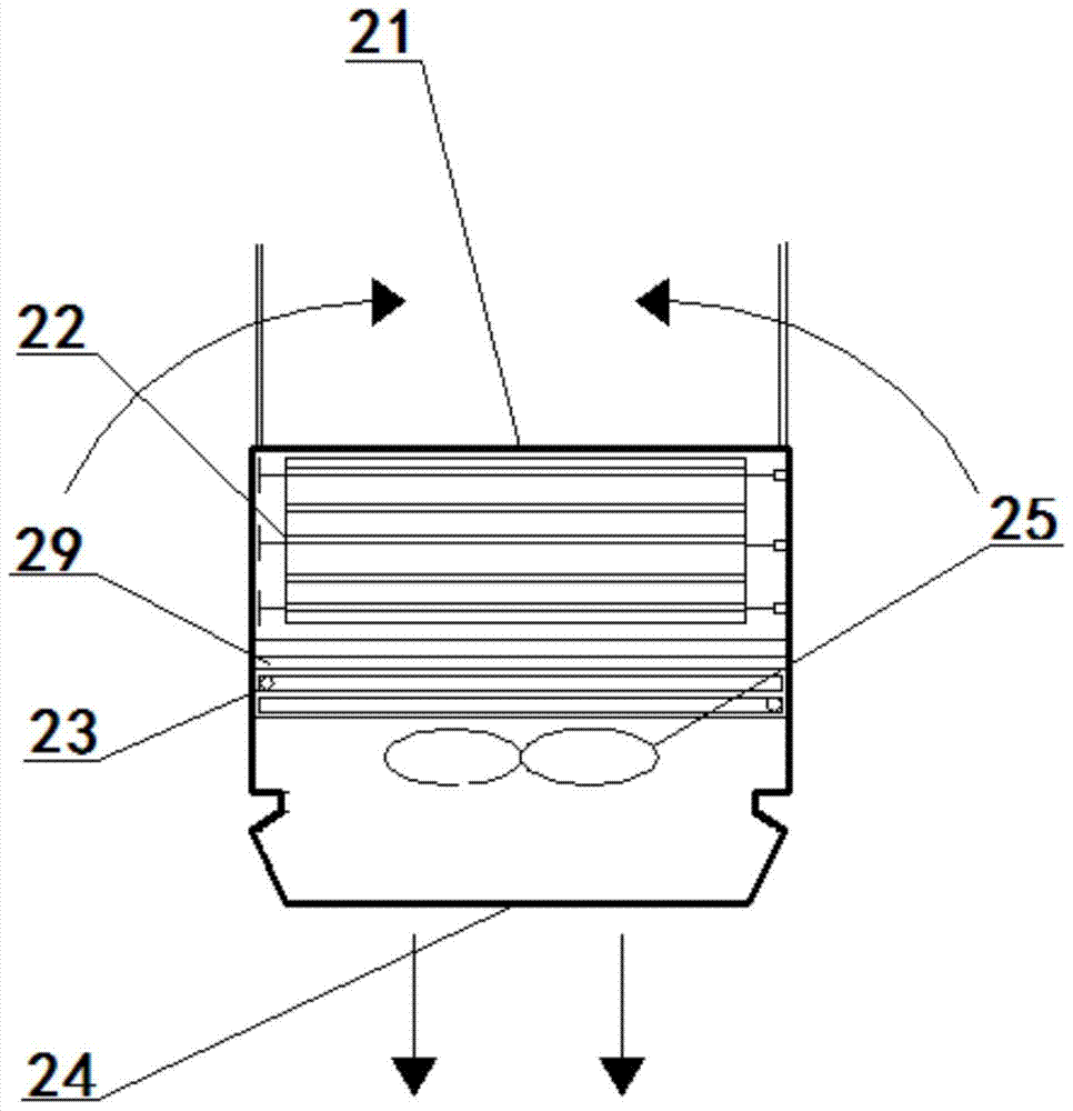 Heat recovery decentralized evaporative cooling air conditioning system for tall spaces