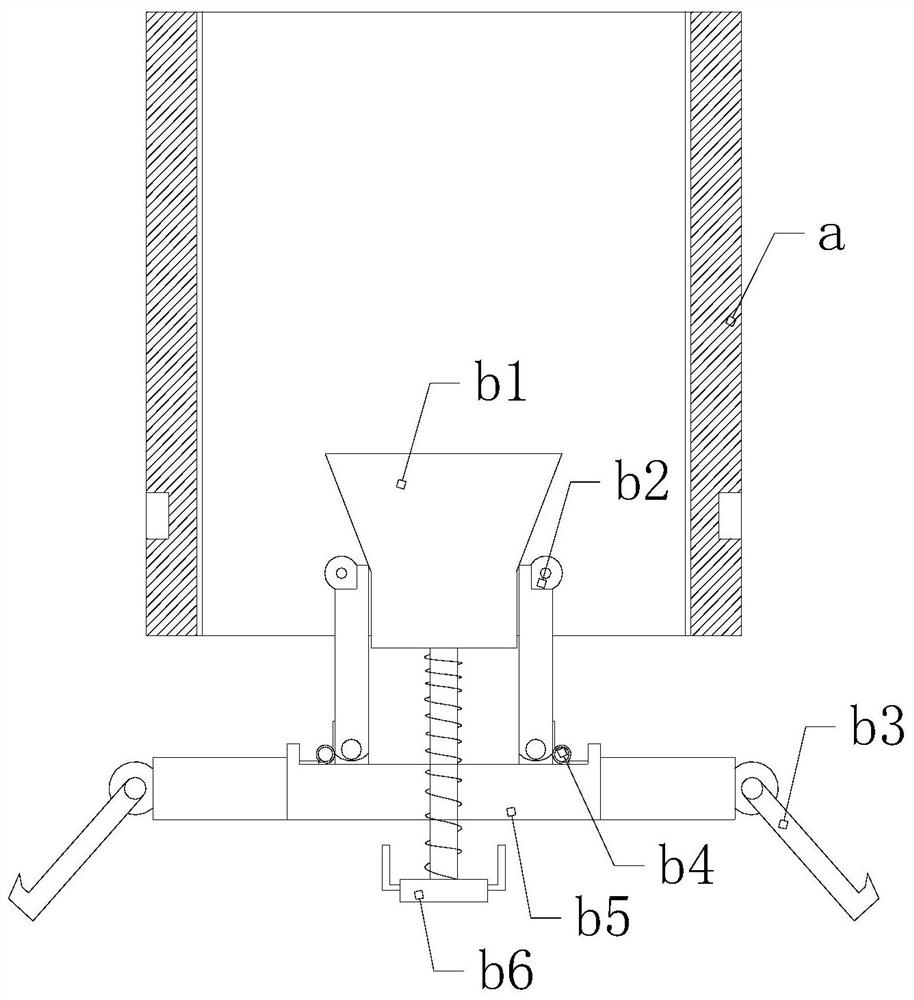 A pvc pipe thread drawing device with internal and external double clamping functions