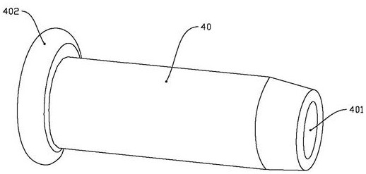 Minimally invasive surgical suture end locking device, method and operating gun body