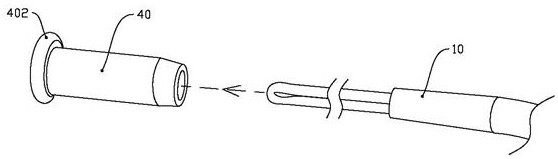 Minimally invasive surgical suture end locking device, method and operating gun body