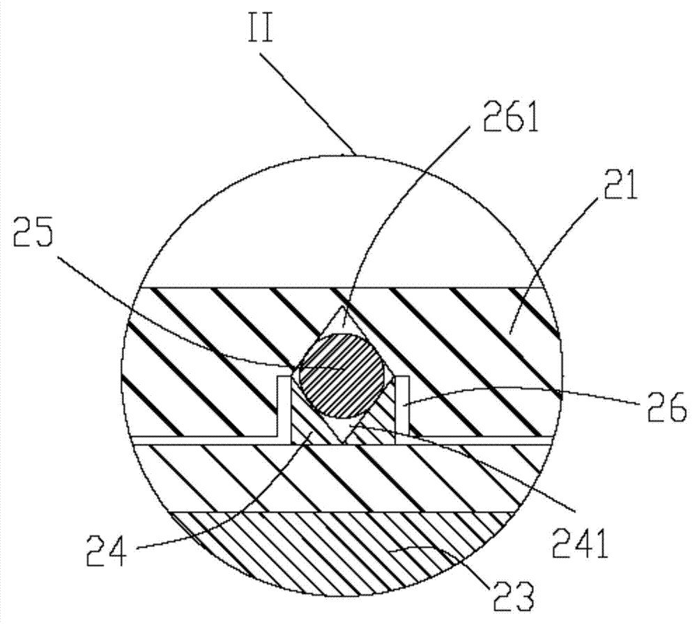 Focusing structure, lens module and camera module provided with lens module