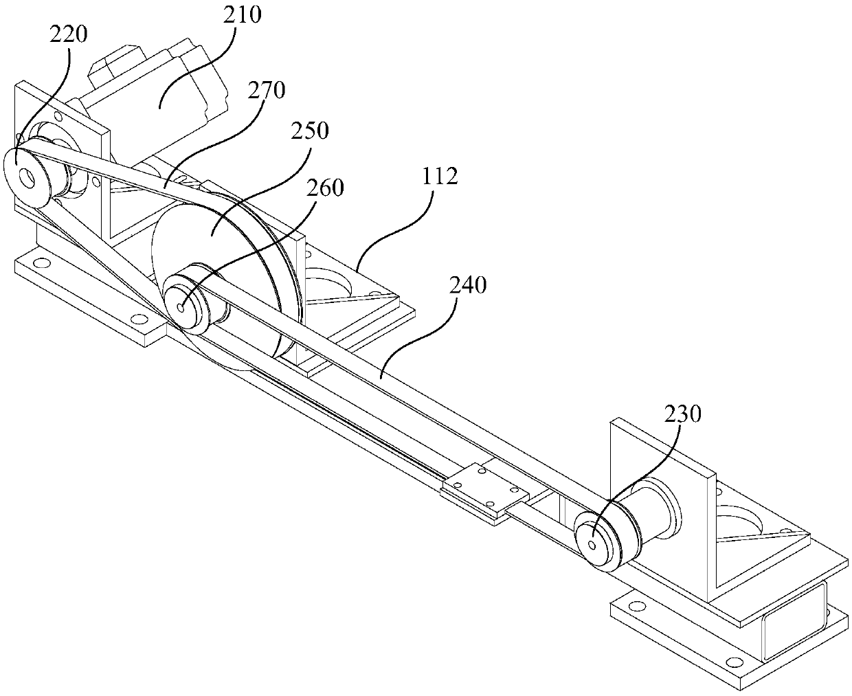 Spreading test device